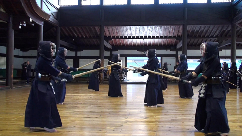 Kendo Keiko in Kyoto Butokuden