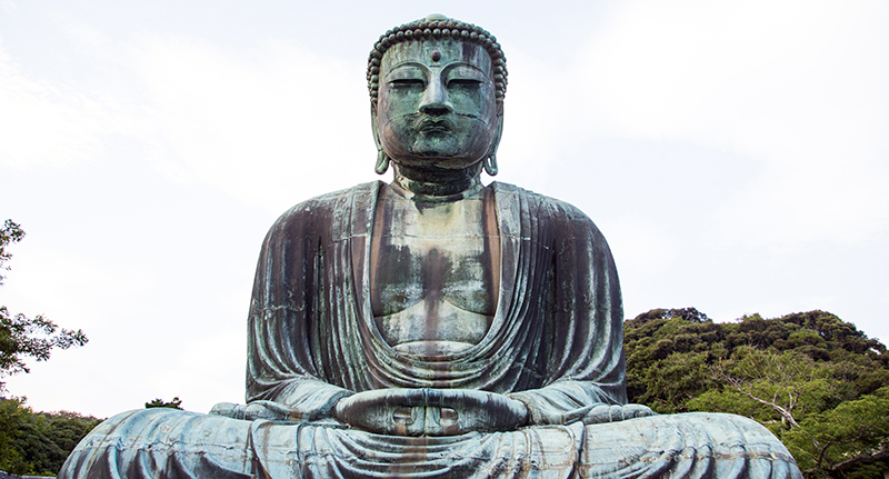 Daibutsu statue at Kamakura