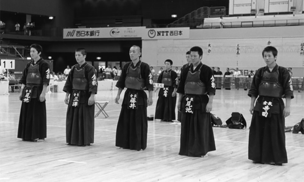 Kurashiki High School Kendo Club team