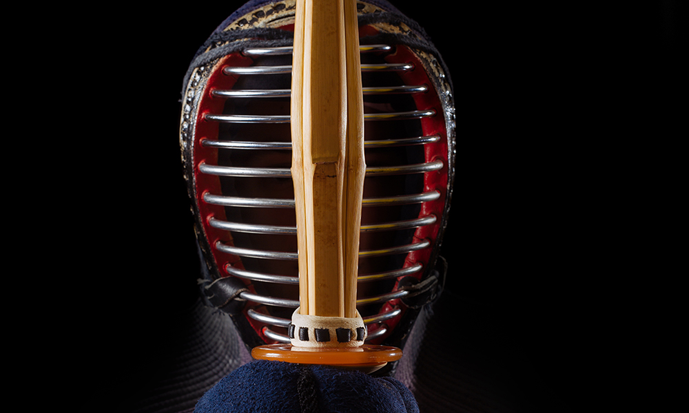 Image of Kendo player concentrating