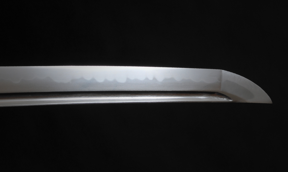 Cloose-up image of Japanese sword