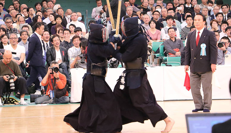 hayashida against katsumi at the 66th All Japan Kendo championship