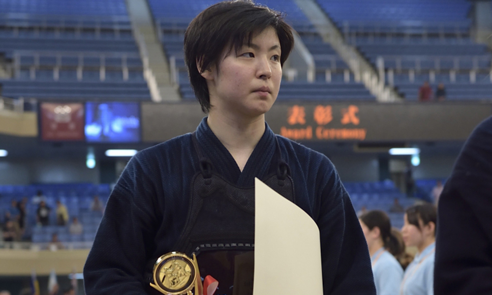 Mizuki Matsumoto at the Kendo World Championship in 2015