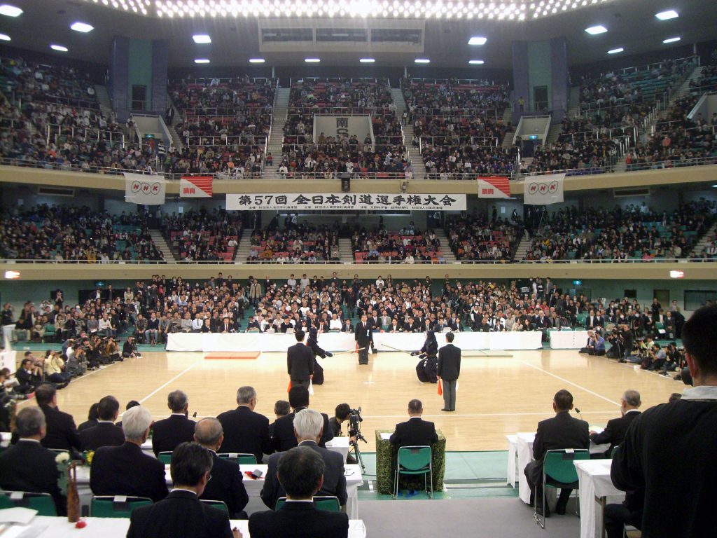 View of the Nippon Budokan during the 2009 All Japan Championships