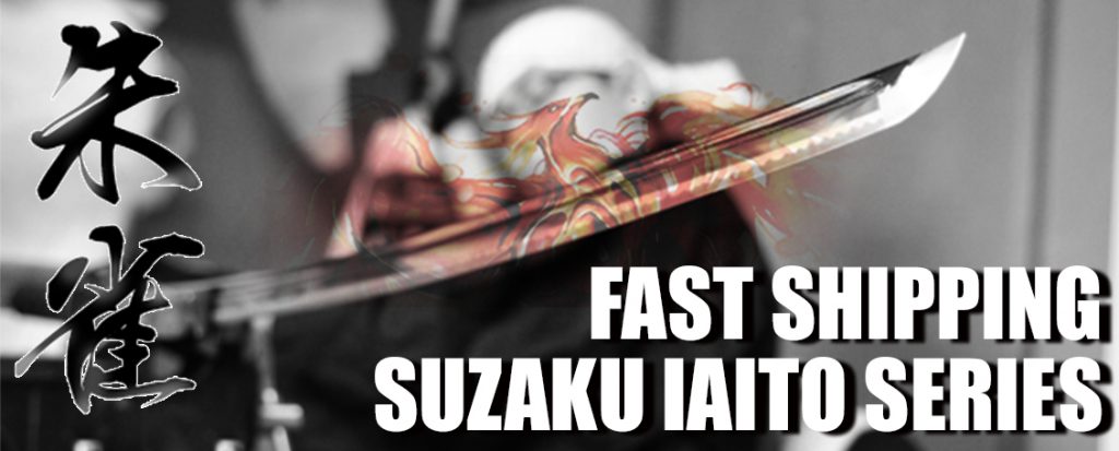 Fast shipping suzaku iaito series