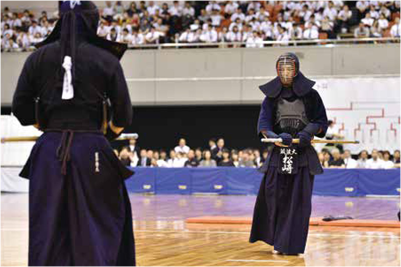 Matsuzaki ready for the tounament at the 67th All Japan Kendo championship