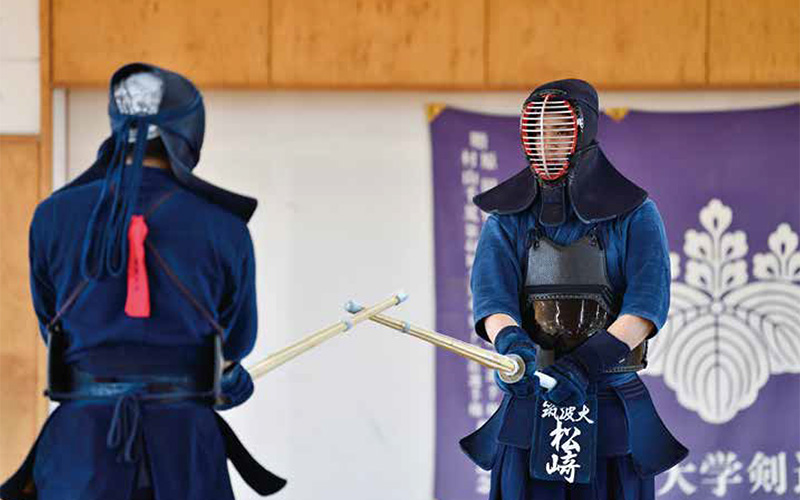 Matsuzaki Kenshiro practicing Kendo at Tsukuba University