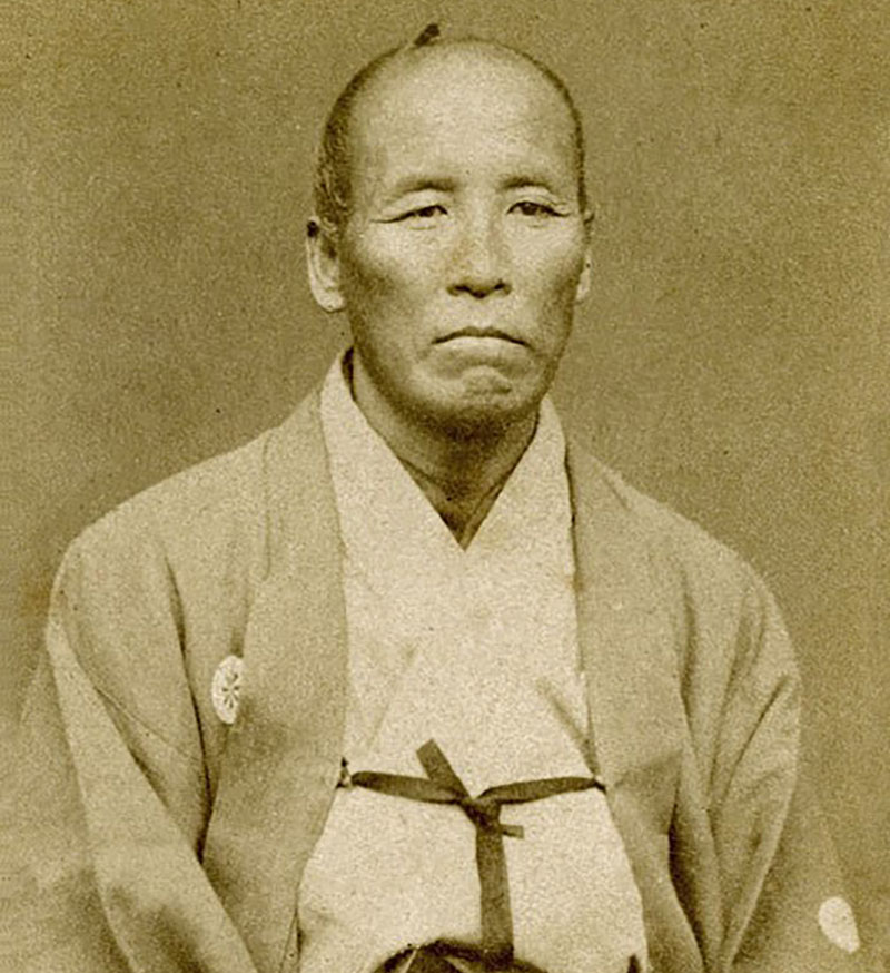 A portrait of Sakakibara Kenkichi